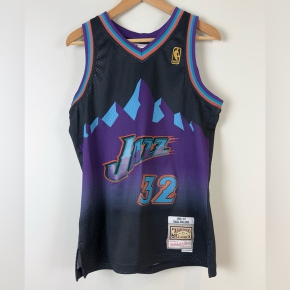 Mitchell & Ness Karl Malone Utah Jazz Swingman NBA Jersey - Size Medium - Picture 1 of 10